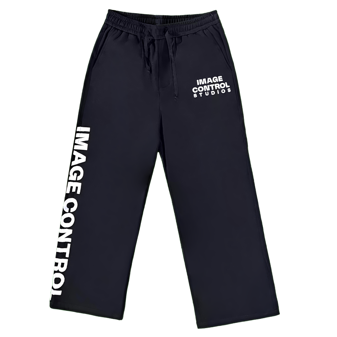 IMAGE CONTROL Flared Jersey Pants